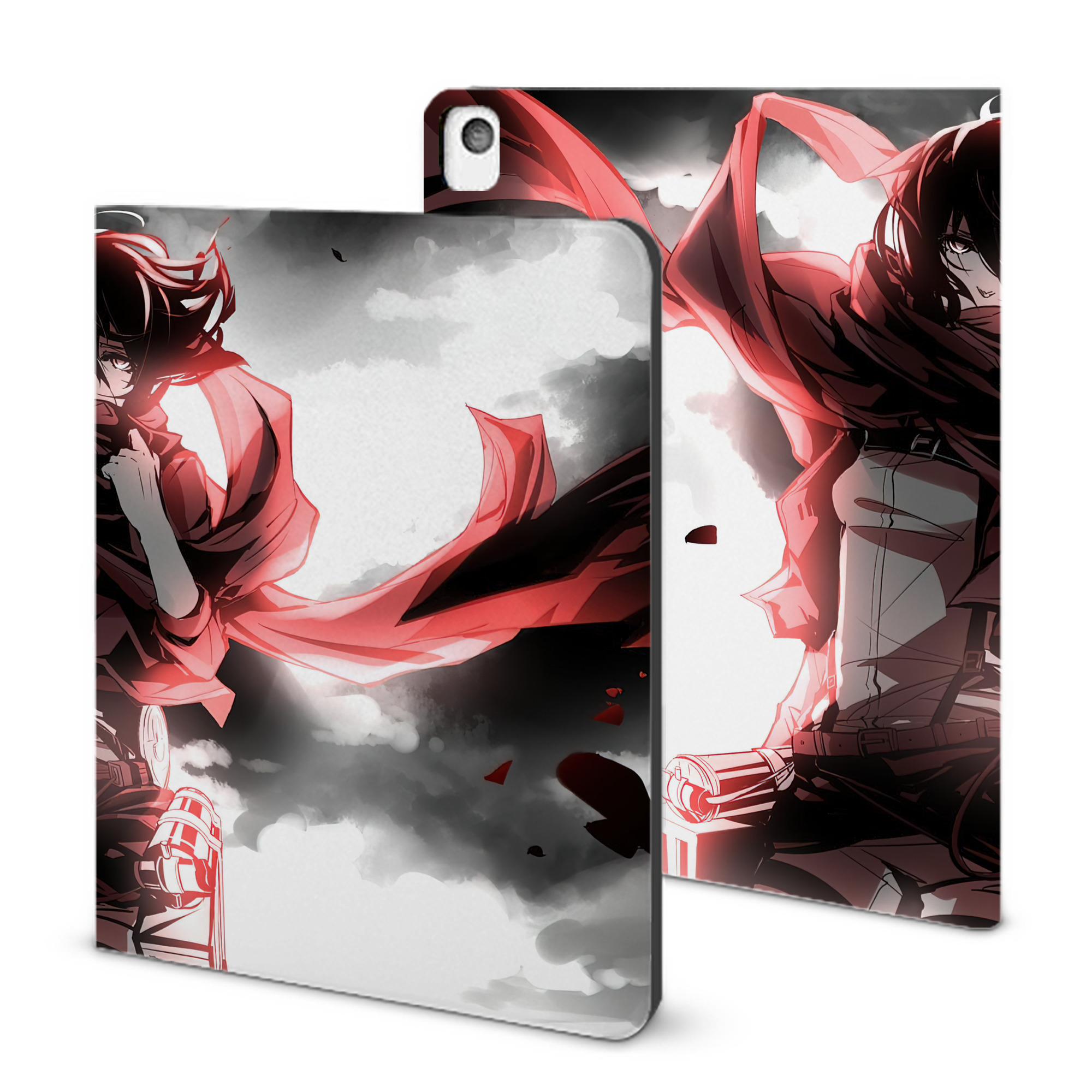 （画像用） 進撃の巨人 Attack on Titan IPadケース ペンホルダー付き ブックスタイルデザイン